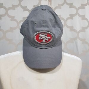 NFL Gray Cap with Red and Blue Logo